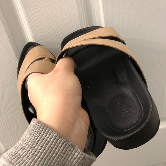 VINCE leather slides - Picture 6 of 9